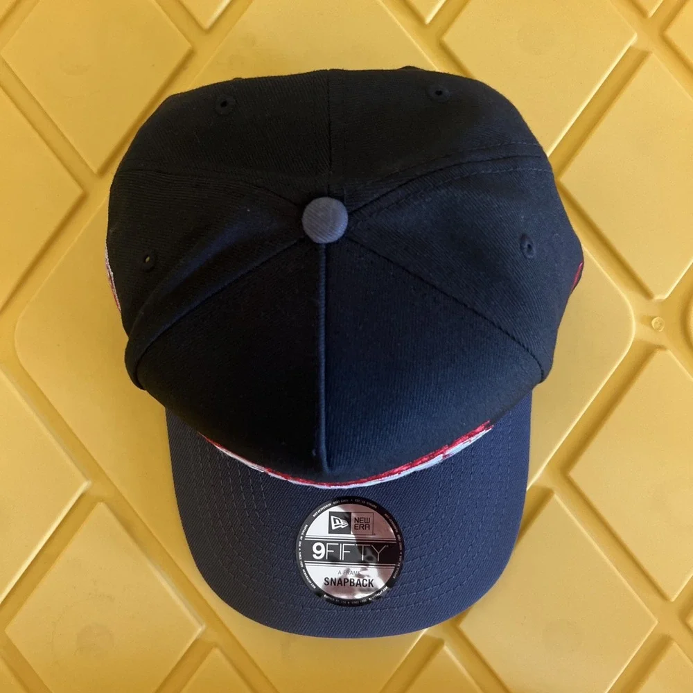 New Era Los Angeles Lakers 9FIFTY A-Frame Black Gray Red Snapback‎ Hat Cap NWT